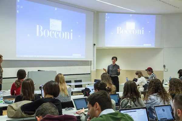 Classroom at Bocconi University